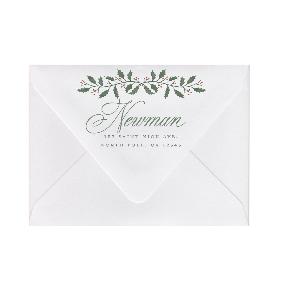 Christmas Card Return Addressing