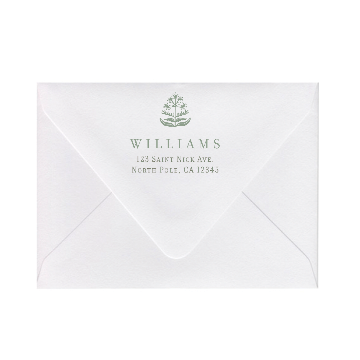 Christmas Card Return Addressing
