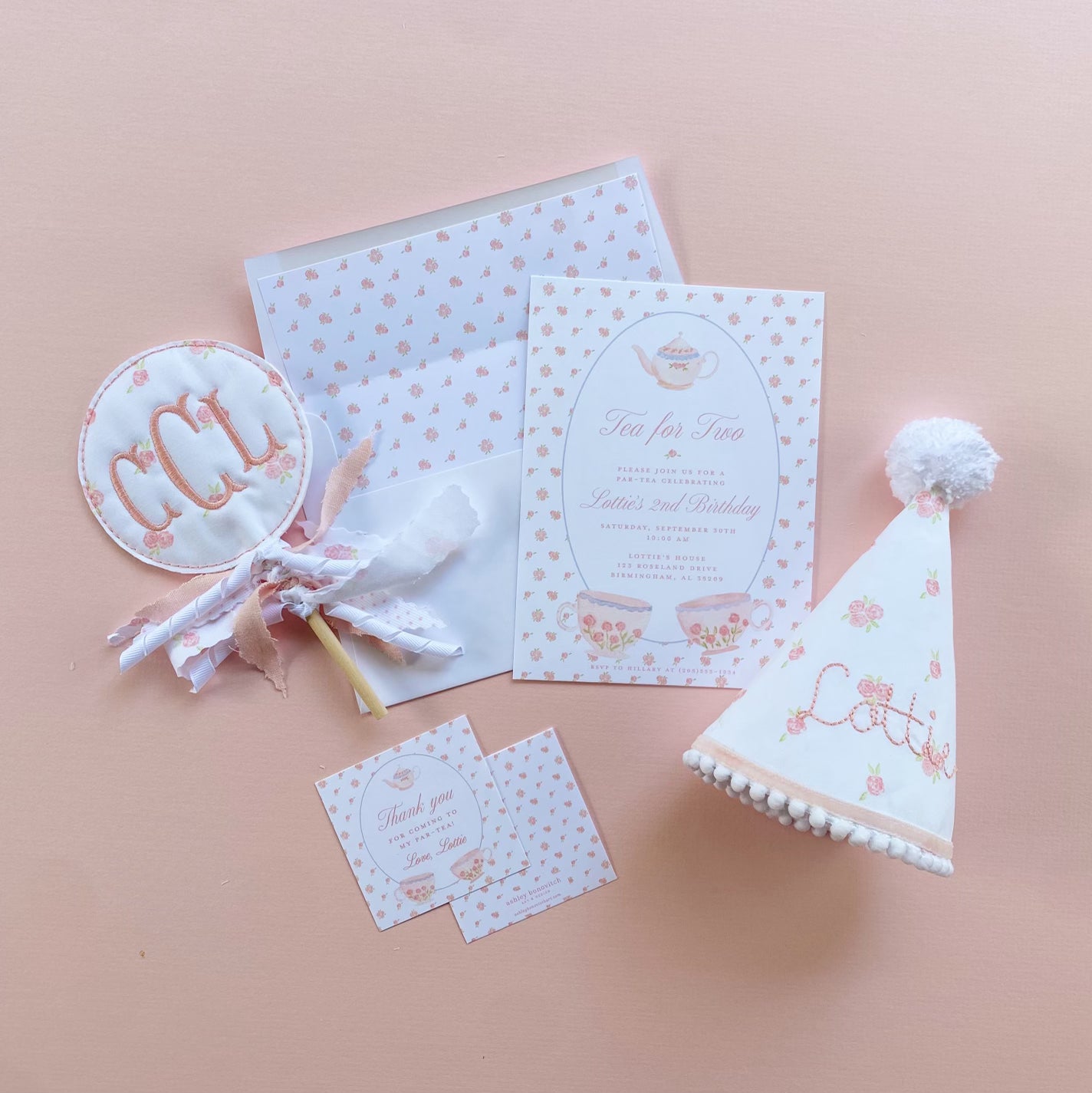 Tea Party Stationery Set
