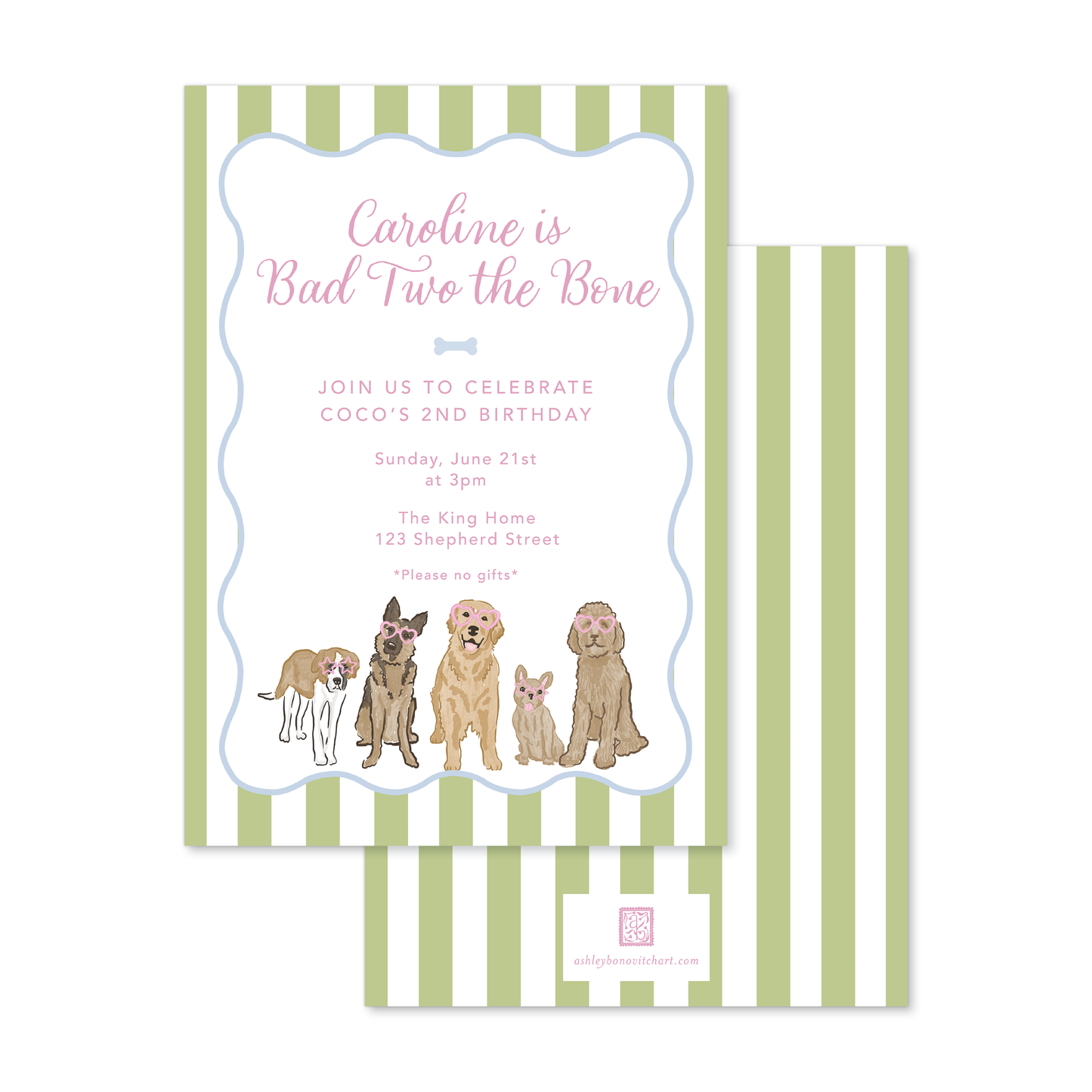 Bad to the Bone Invitation