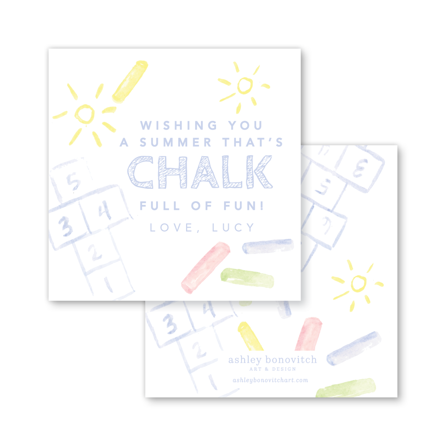 Chalk Full of Fun Summer Tags