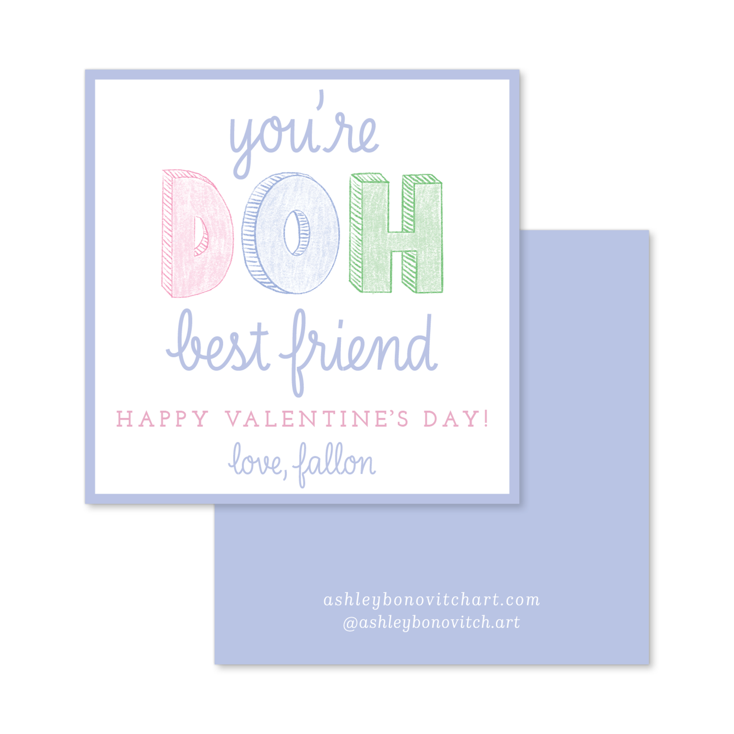 A-Doh You Valentines Tags