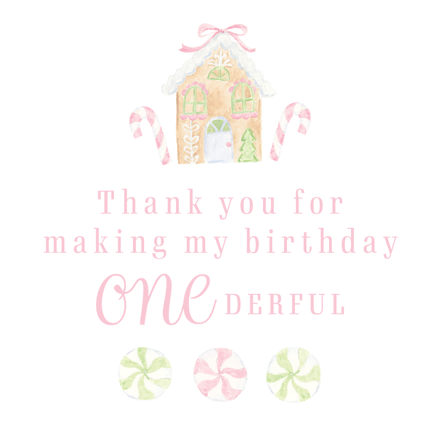 Christmas Gingerbread Party Stickers