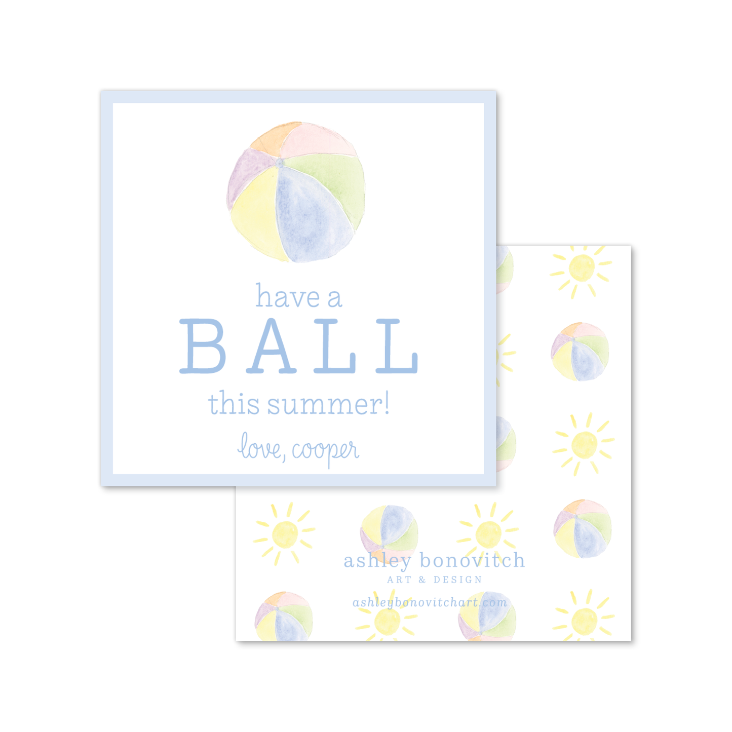 Have a Ball Gift Tags