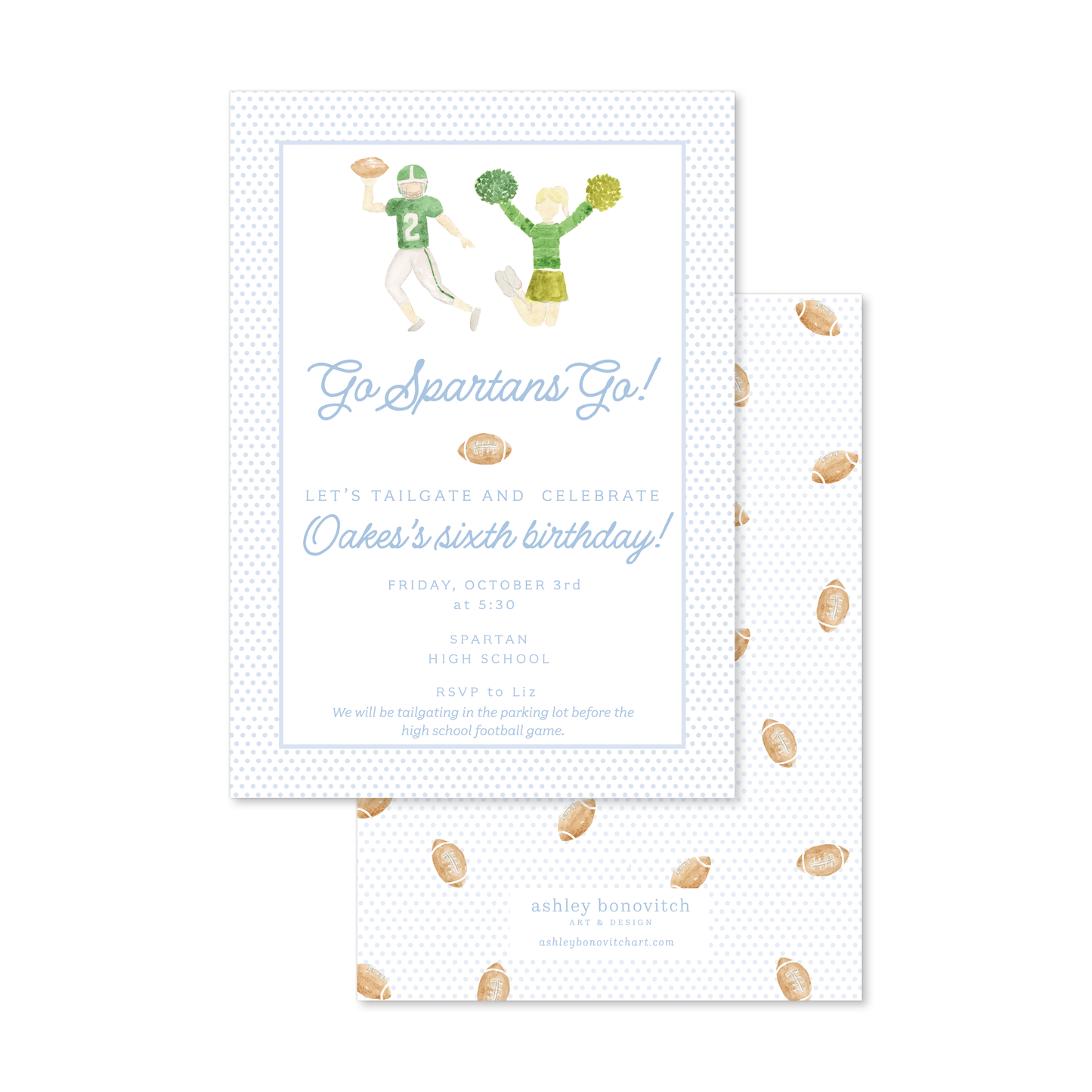 Football Party Invitations