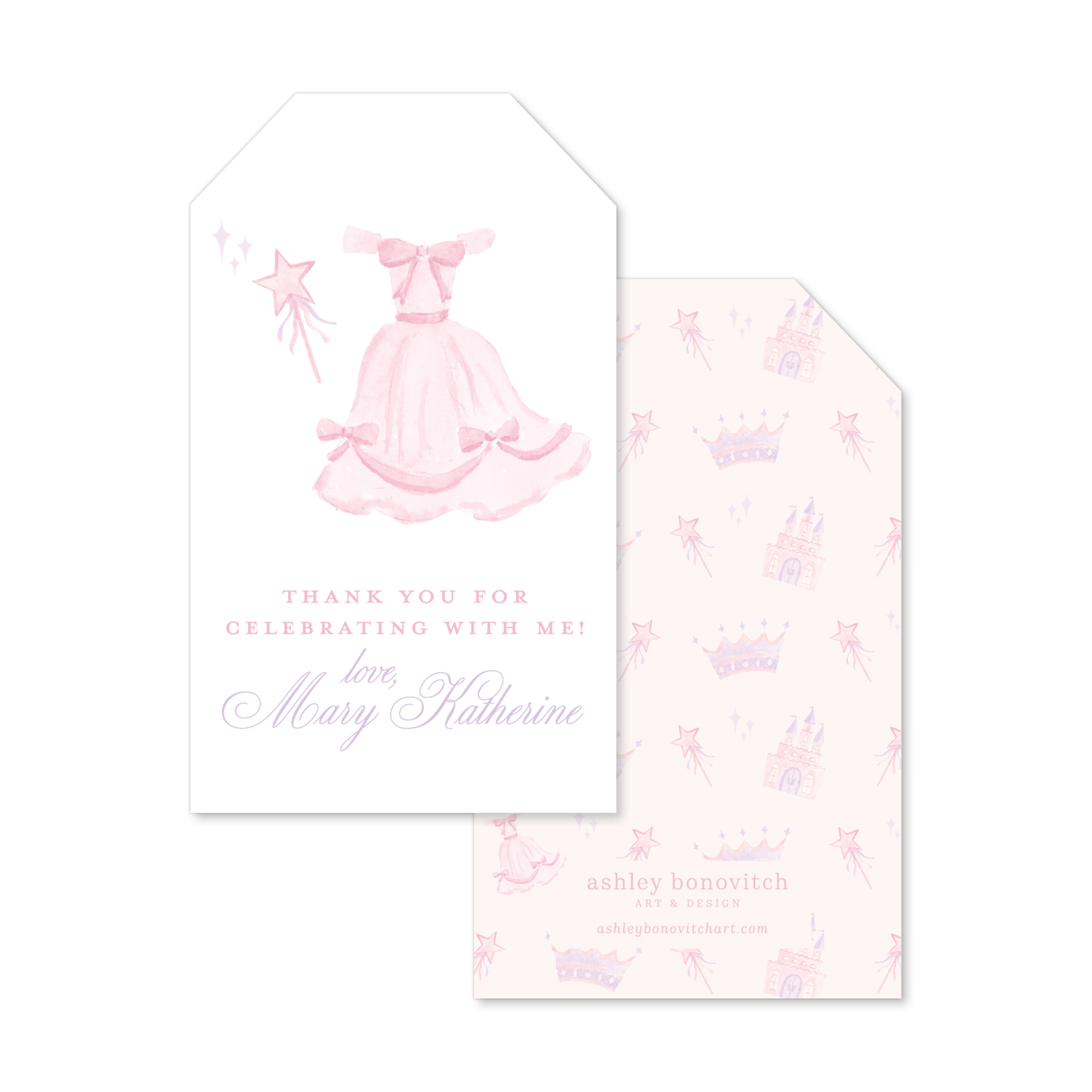 Princess Party Gift Tags