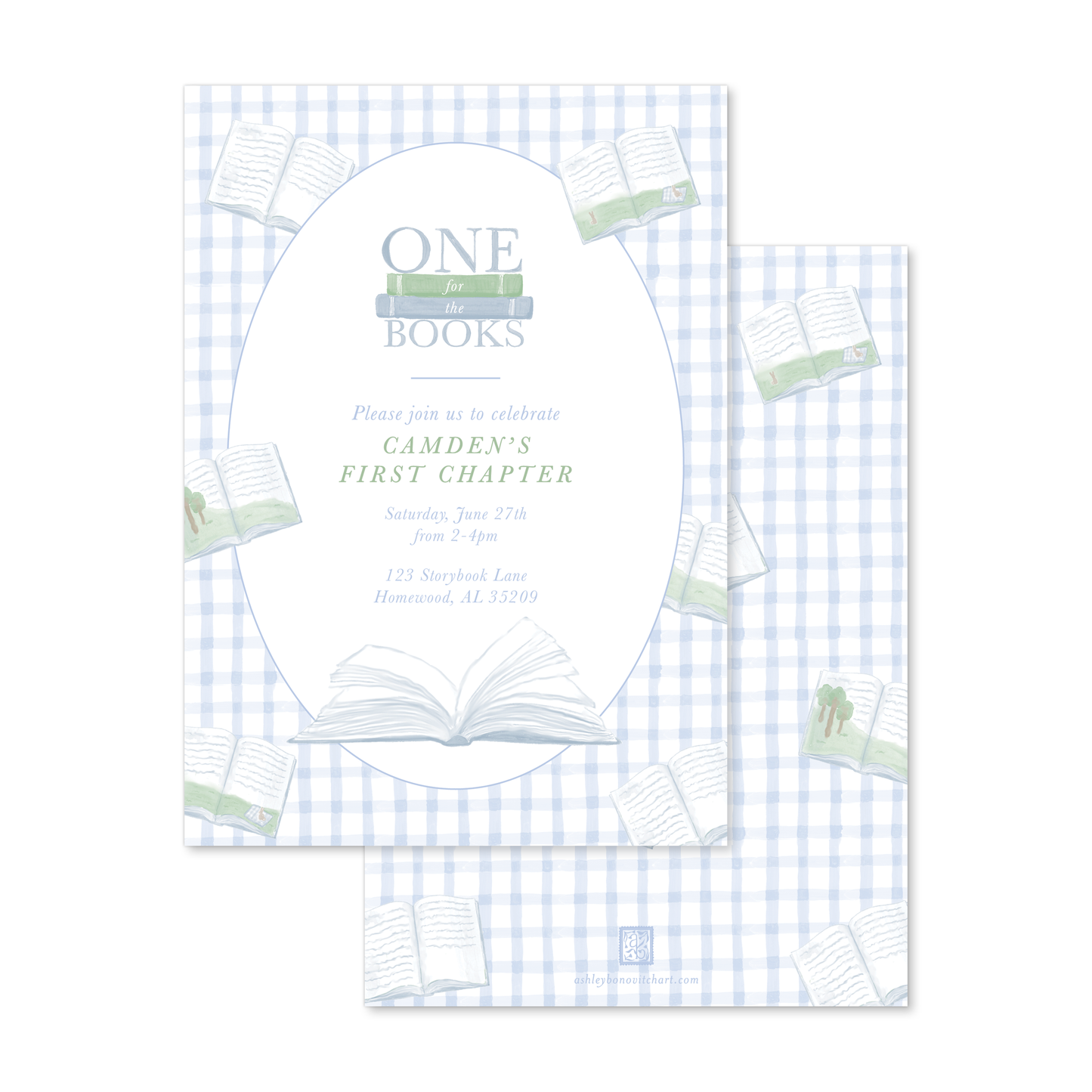 One for the Books Invitation