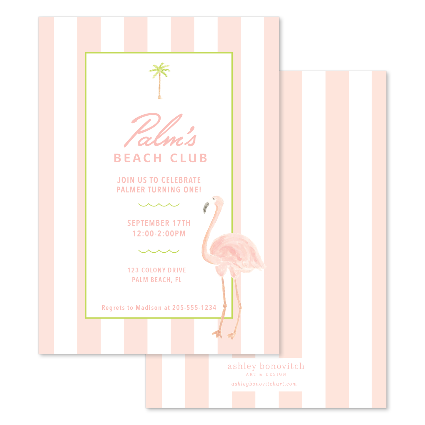 Palm Beach Bash Invitations