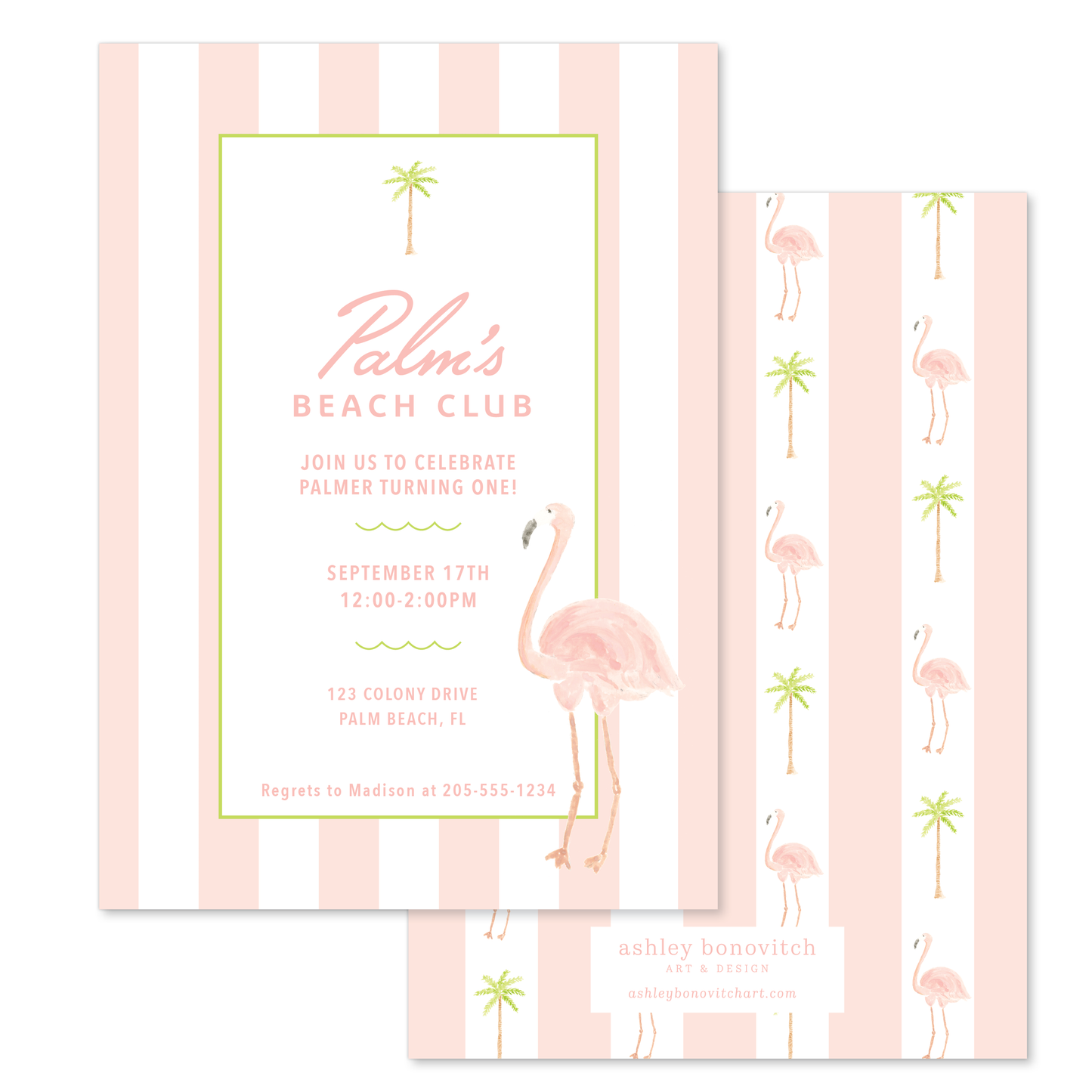 Palm Beach Bash Invitations
