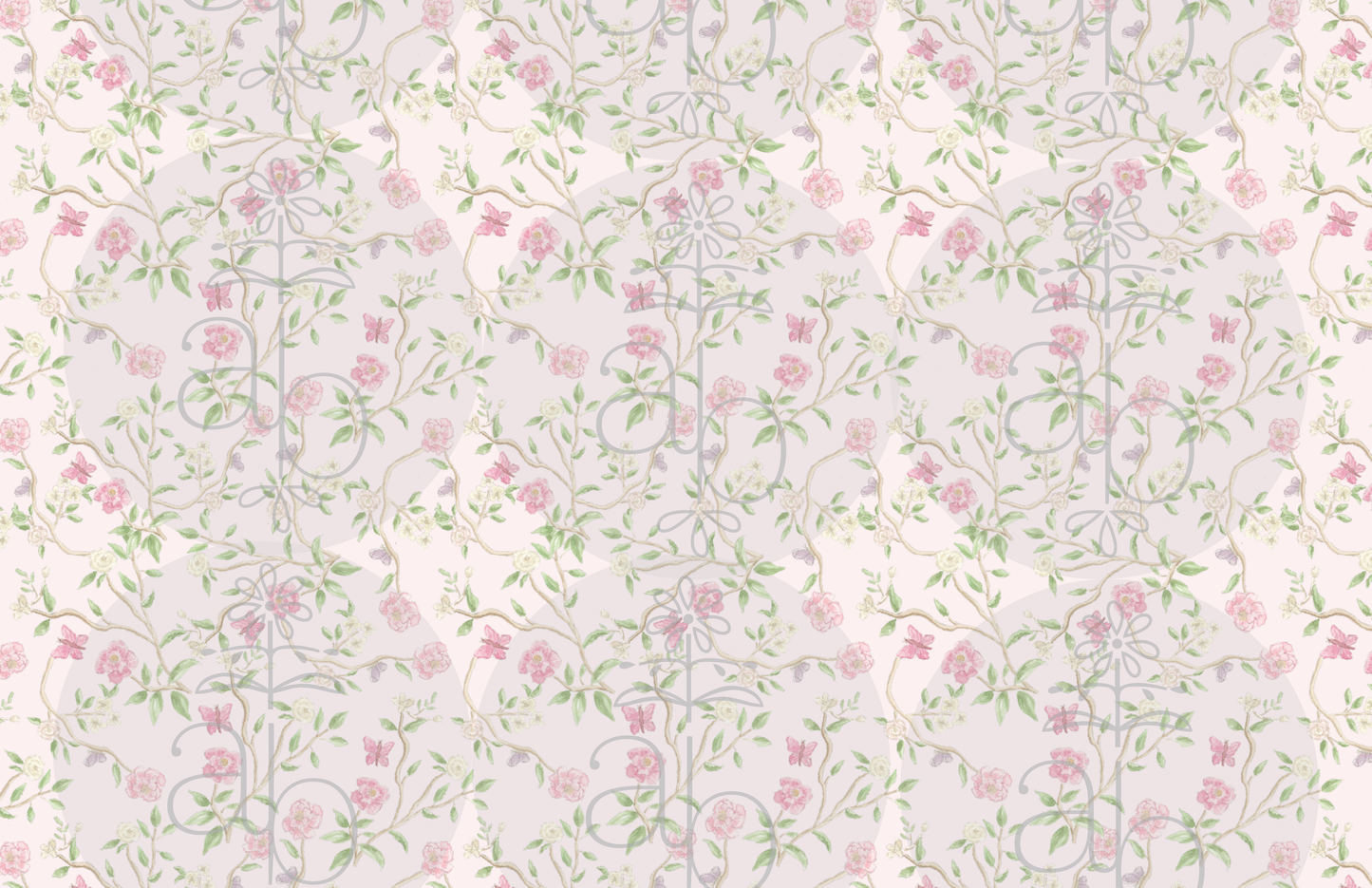 Pink Chinoiserie Paper Placemats