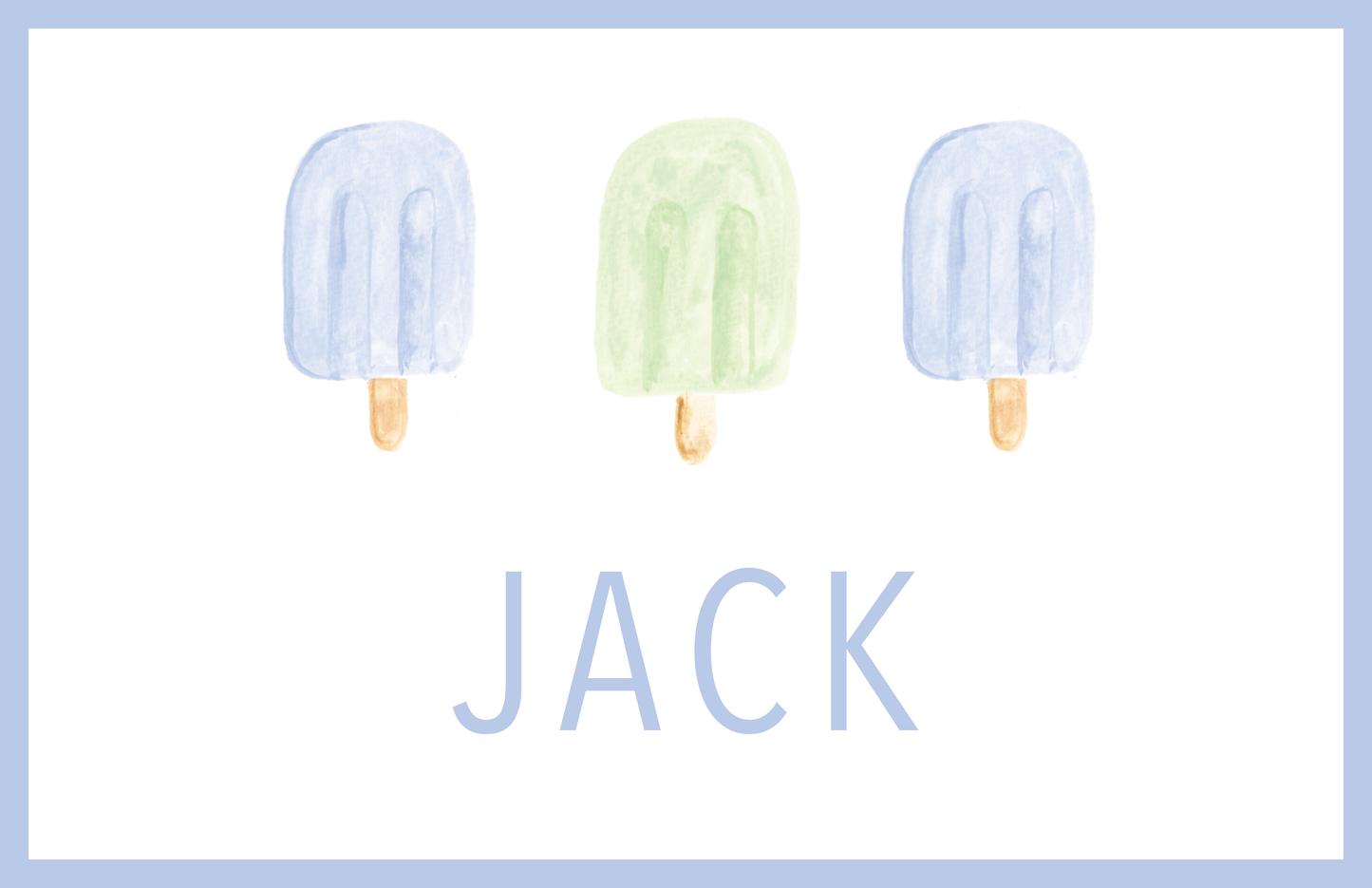 Popsicle Placemat