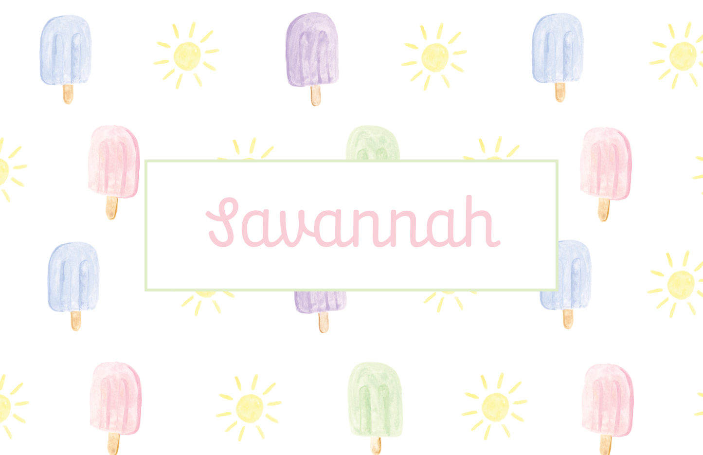 Popsicle Placemat