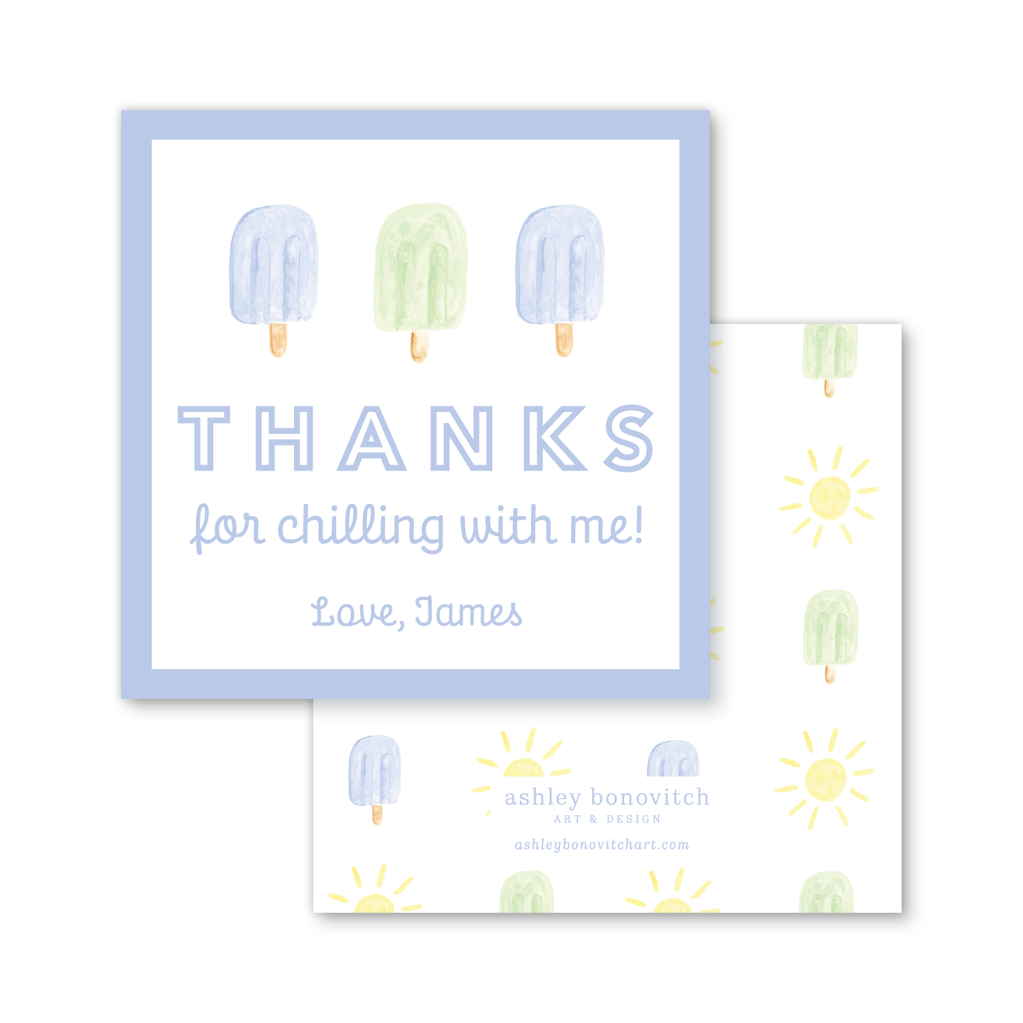 Popsicle Gift Tags