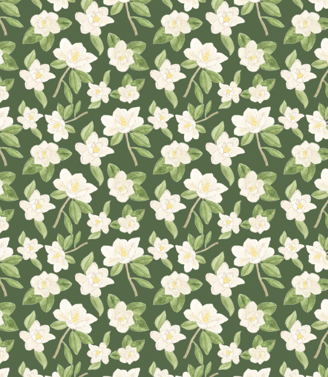 Magnolia Wrapping Paper Sheets in Green- PREORDER SHIPS NOV. 17TH