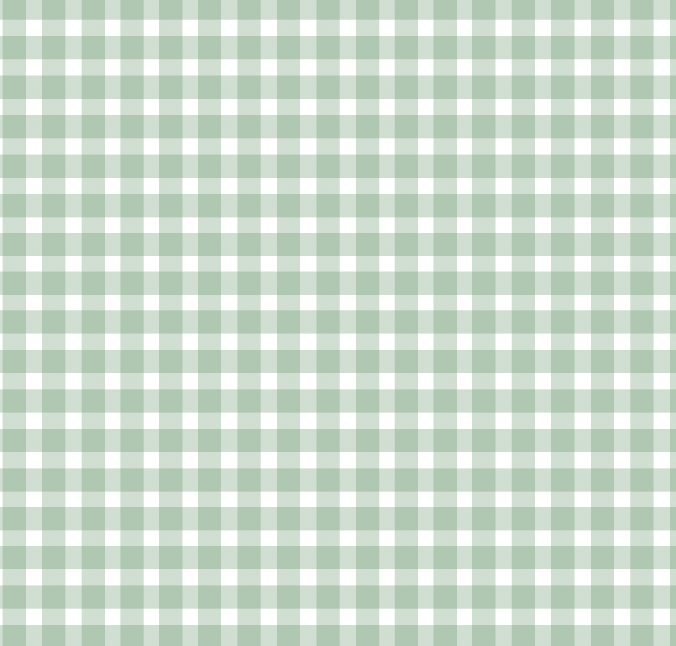 Gingham Wrapping Paper in Green- PREORDER SHIPS NOV. 17TH