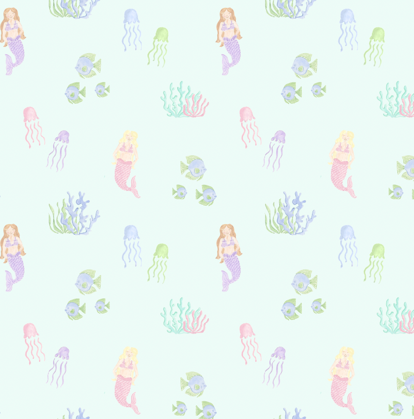 Under the Sea Mermaids Pattern