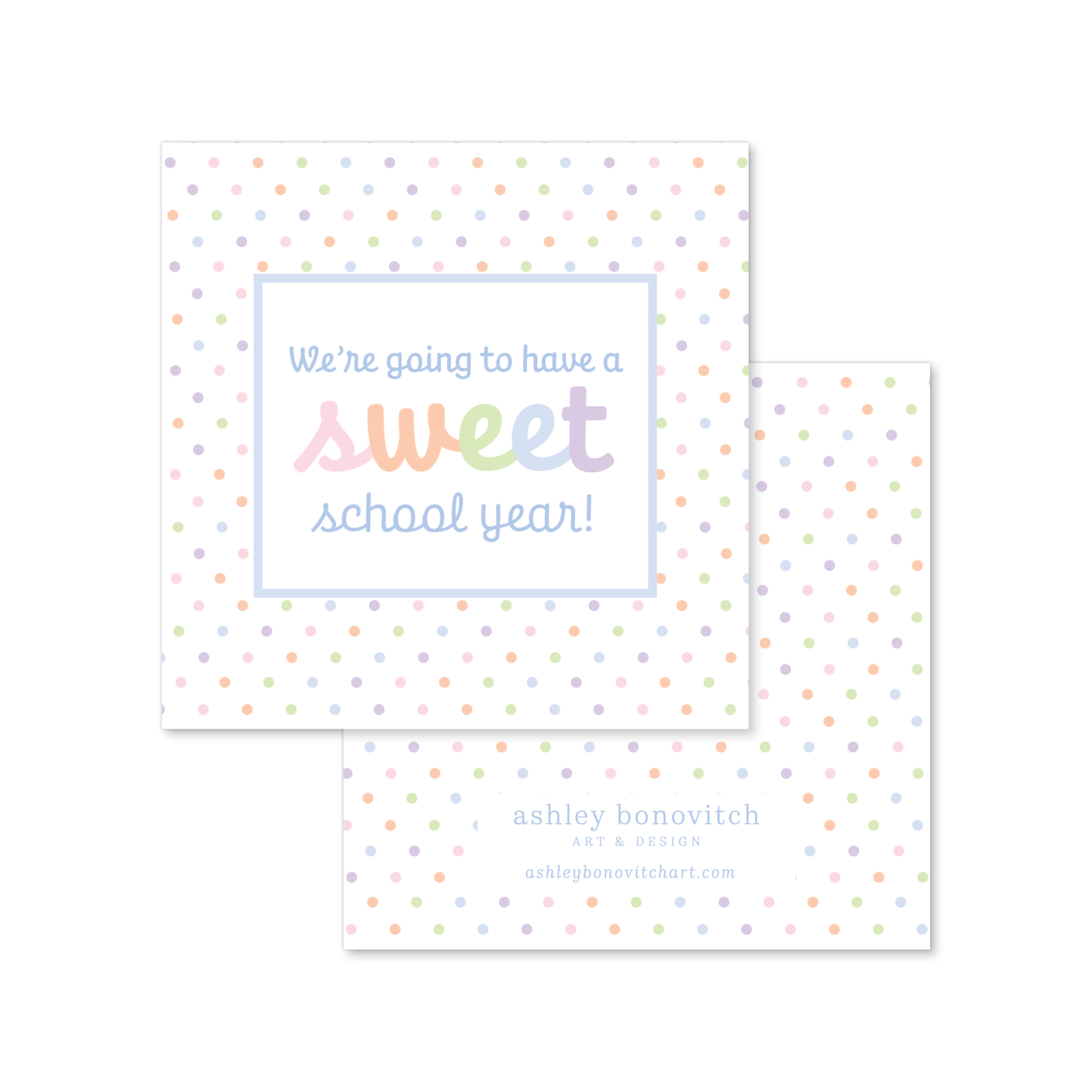 Sweet School Year Gift Tags