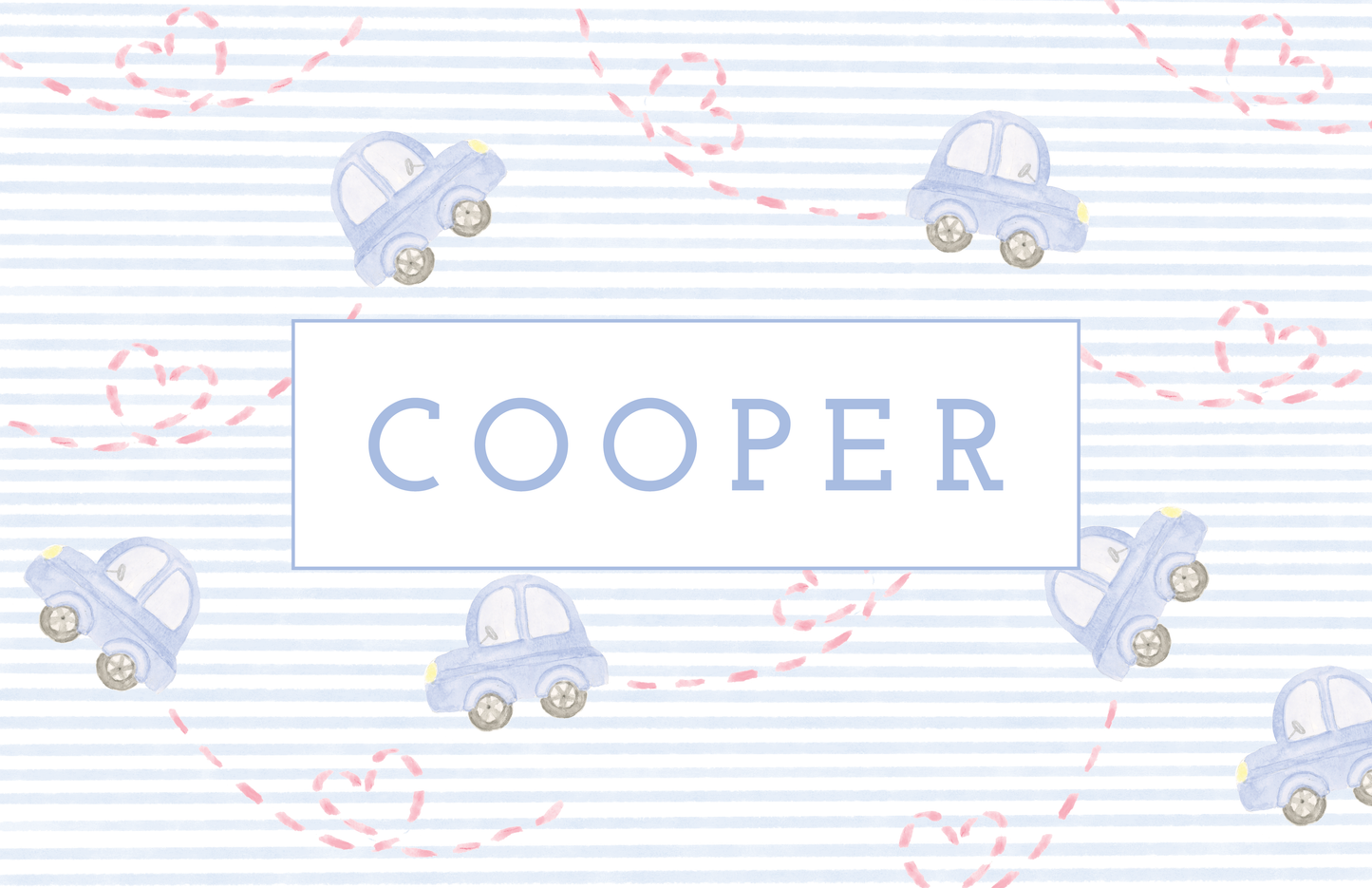 Valentines Cars Placemat