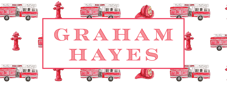 Water Resistant Labels - Fire Truck