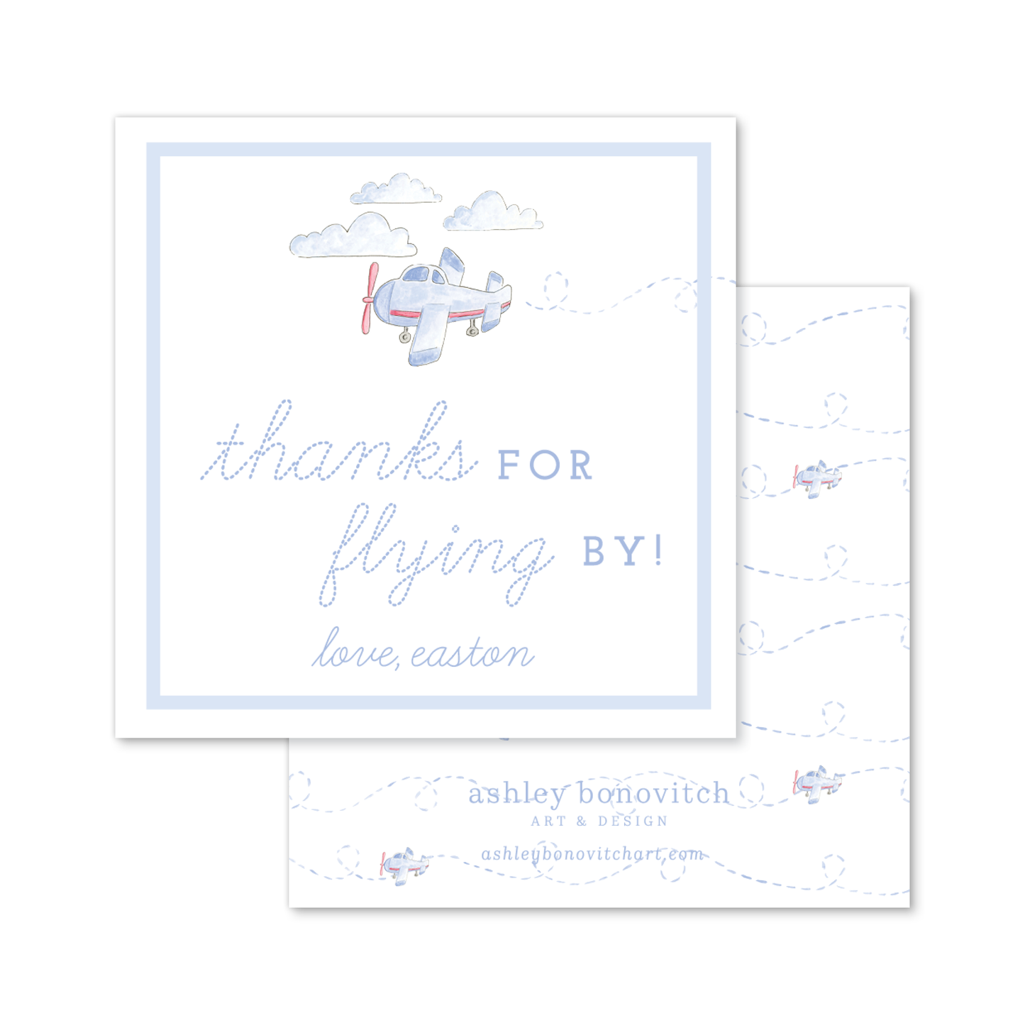 Airplane Party Gift Tags