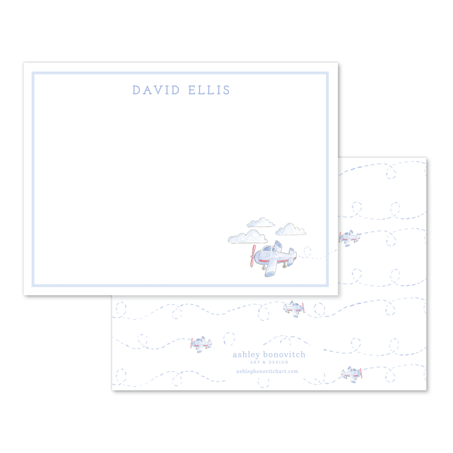 Airplane Stationery Set