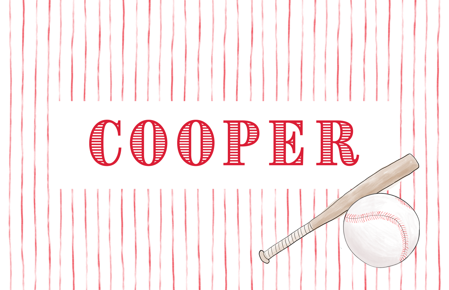 Baseball Placemat