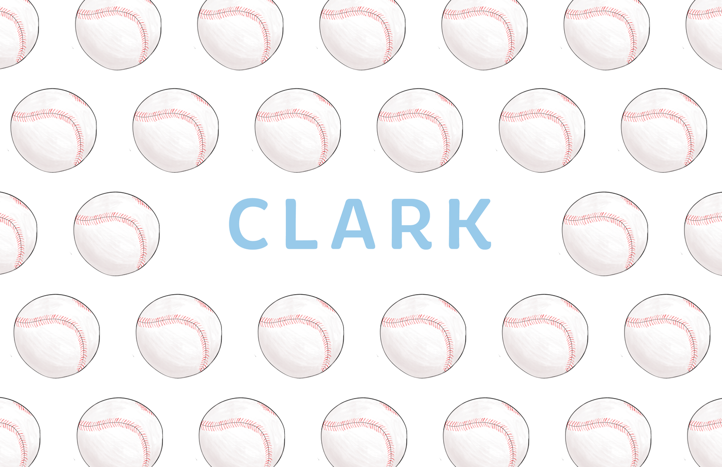Baseball Placemat