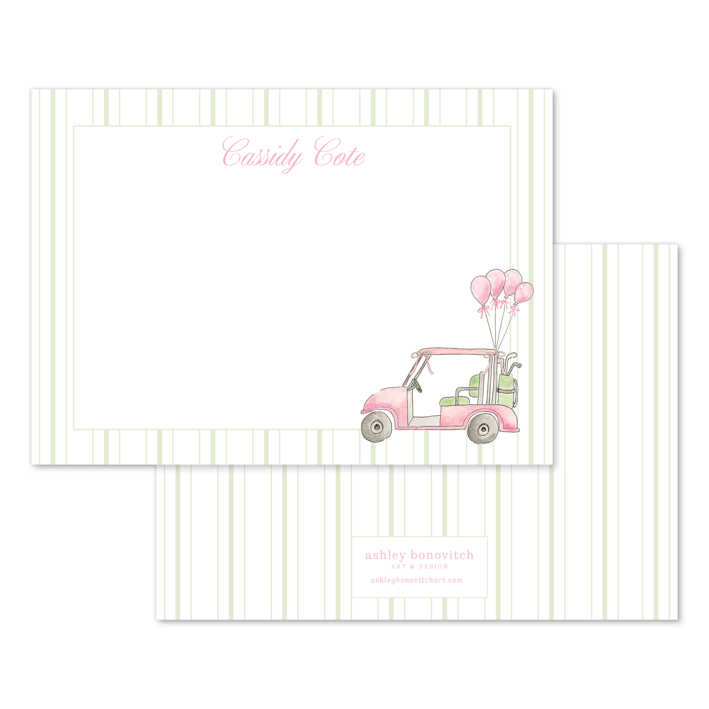 Birdies & Bogeys Stationery Set