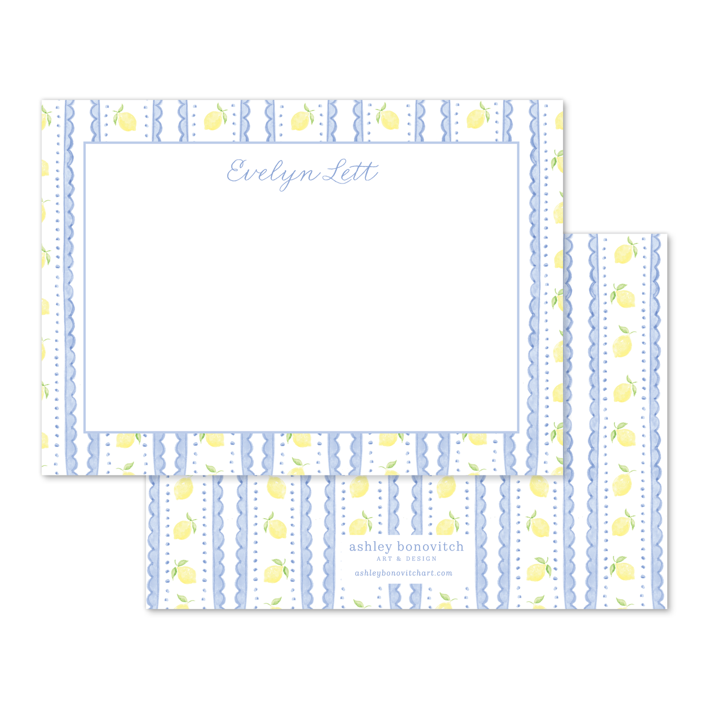 Lemons Stationery Set