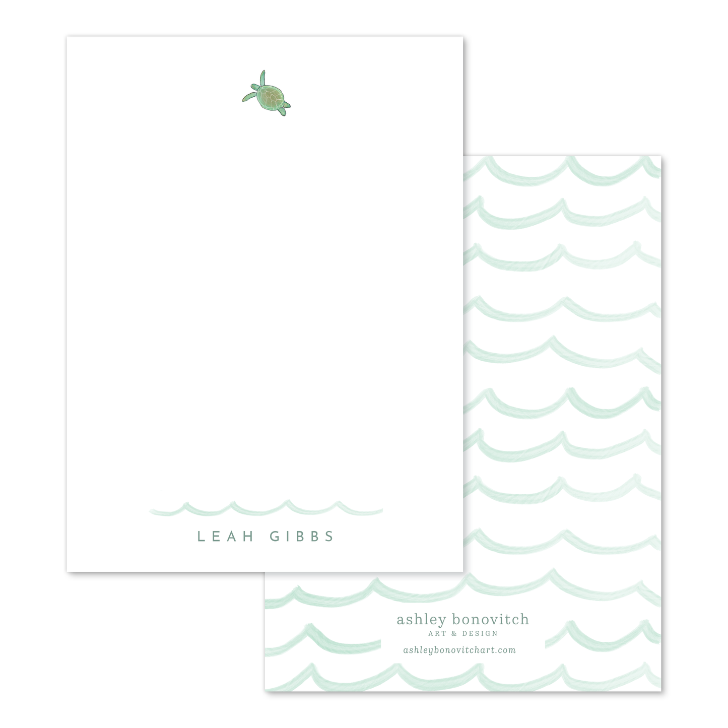Sea Turtle Stationery Set