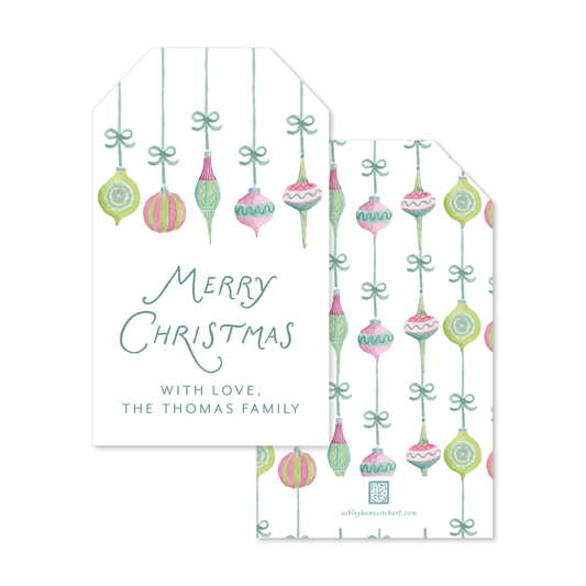 Ornaments & Cheer Gift Tags