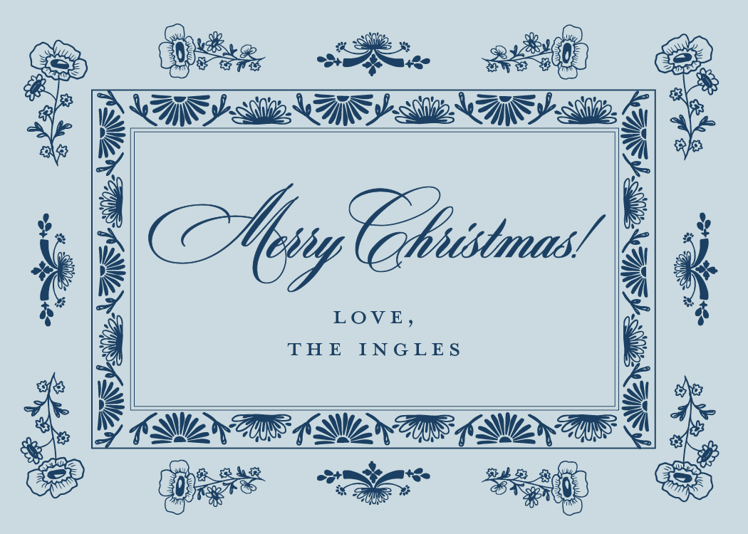Vintage Porcelain Christmas Gift Stickers