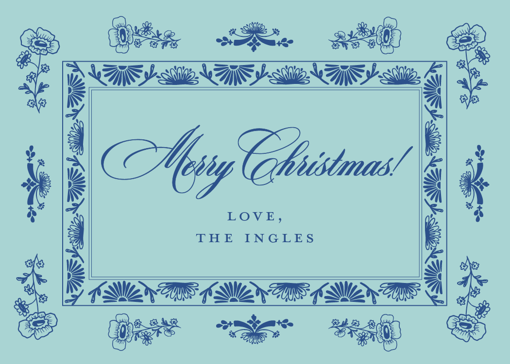 Vintage Porcelain Christmas Gift Stickers