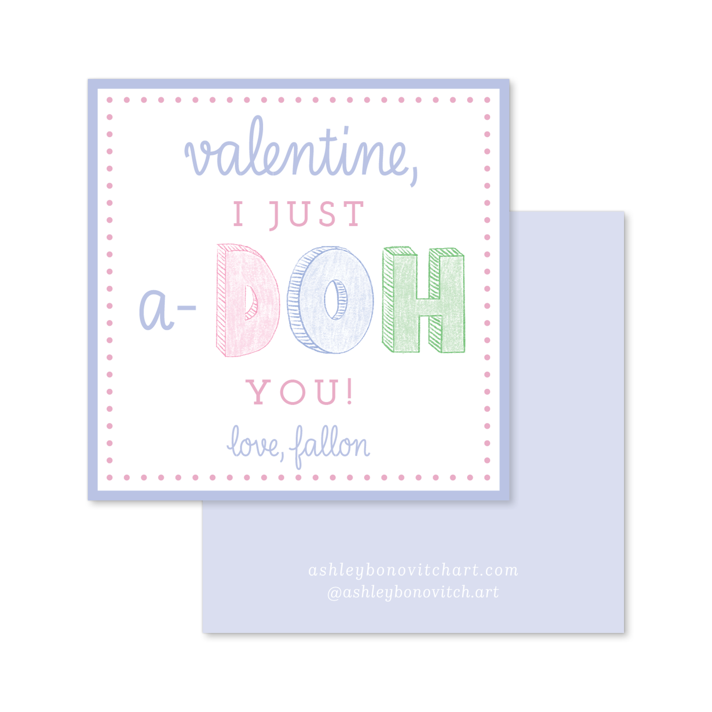 A-Doh You Valentines Tags