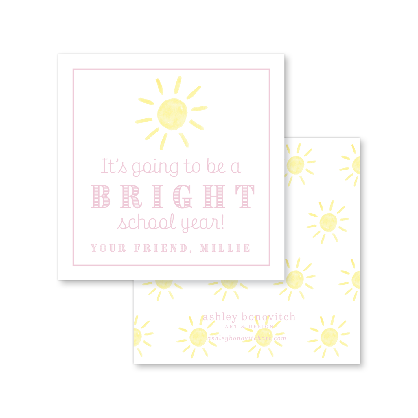 Bright School Year Gift Tags