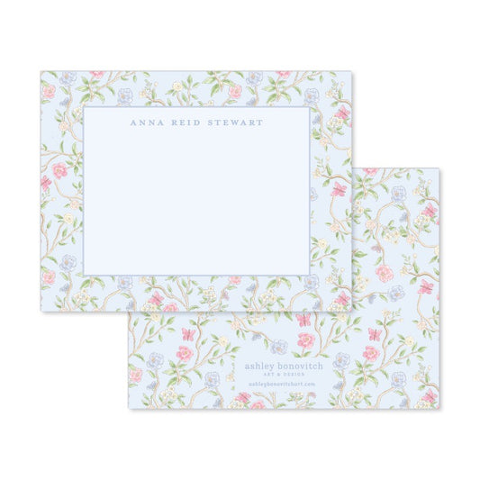 Chinoiserie Stationery in Blue