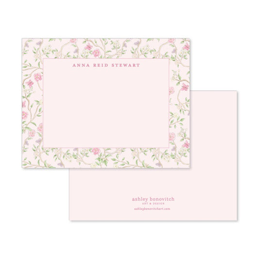 Chinoiserie Stationery in Pink