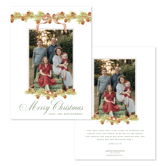 Christmas in the Pines Card