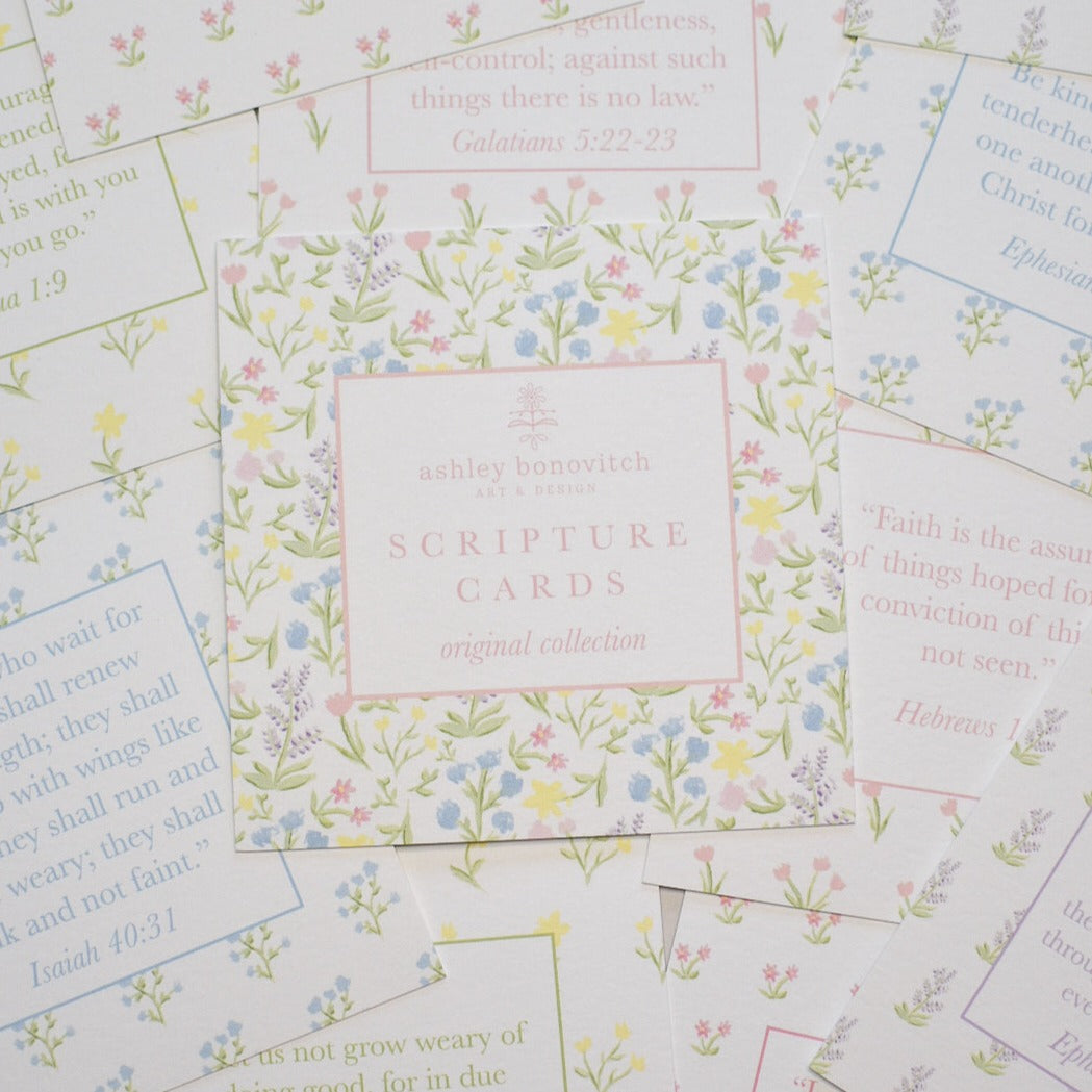 Scripture Cards in Floral - Original Collection