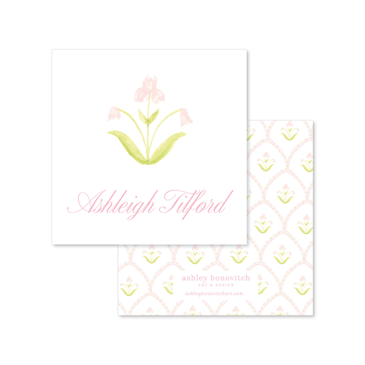 Daffodil Scallop Calling Cards