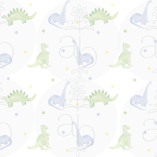 Dinos and Dots Pattern