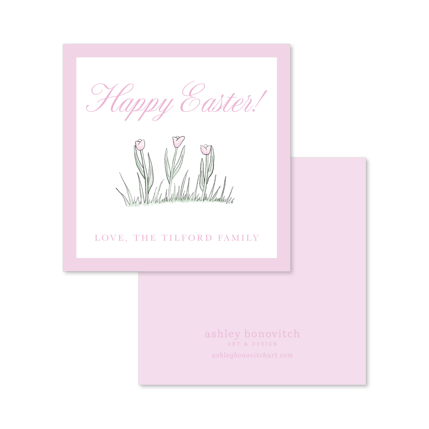 Easter Tulip Gift Tags