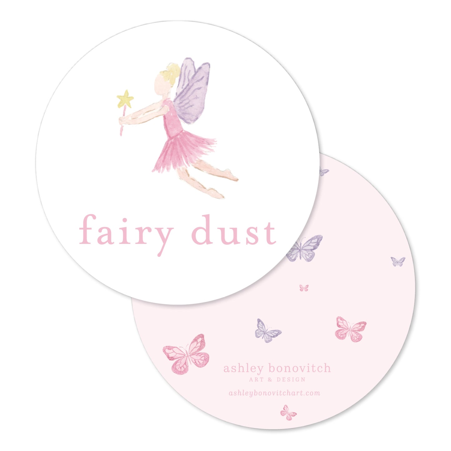 Round Fairy Tags