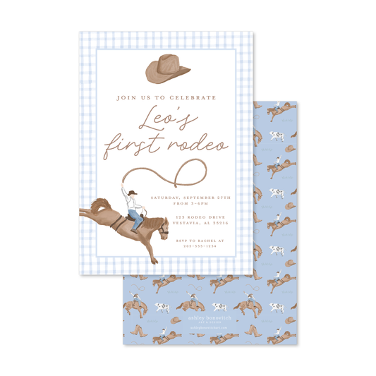 First Rodeo Invitation - Full Color