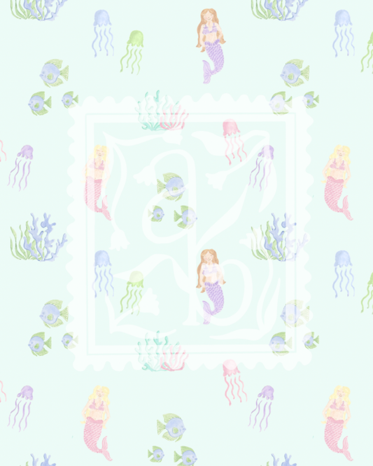 Under the Sea Mermaids Pattern