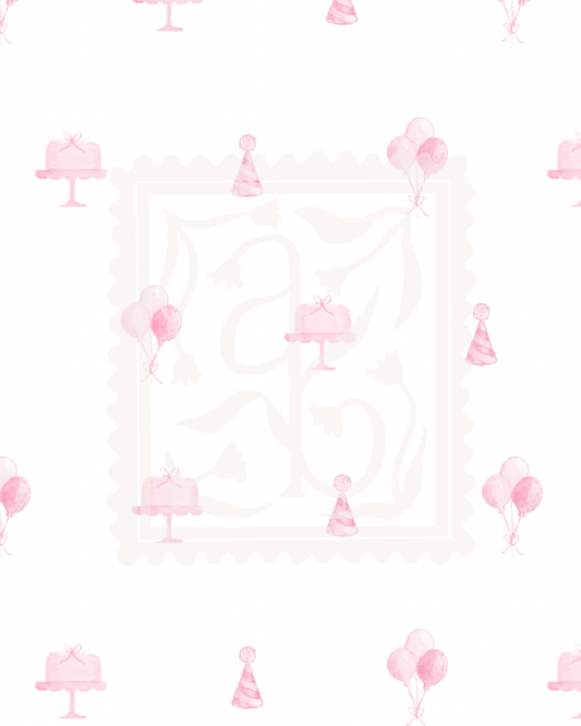 Classic Pink Birthday Pattern