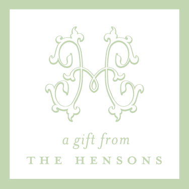 Monogram Initial Gift Stickers