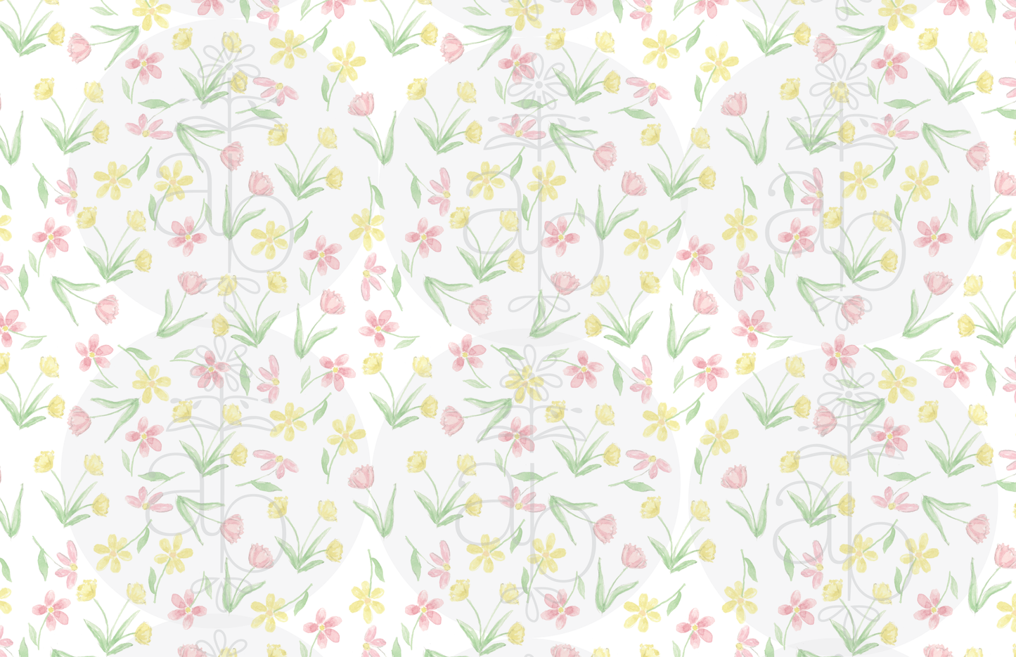Tulips and Daisies Paper Placemats