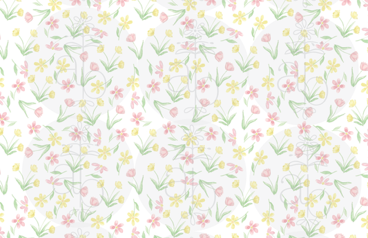 Tulips and Daisies Paper Placemats