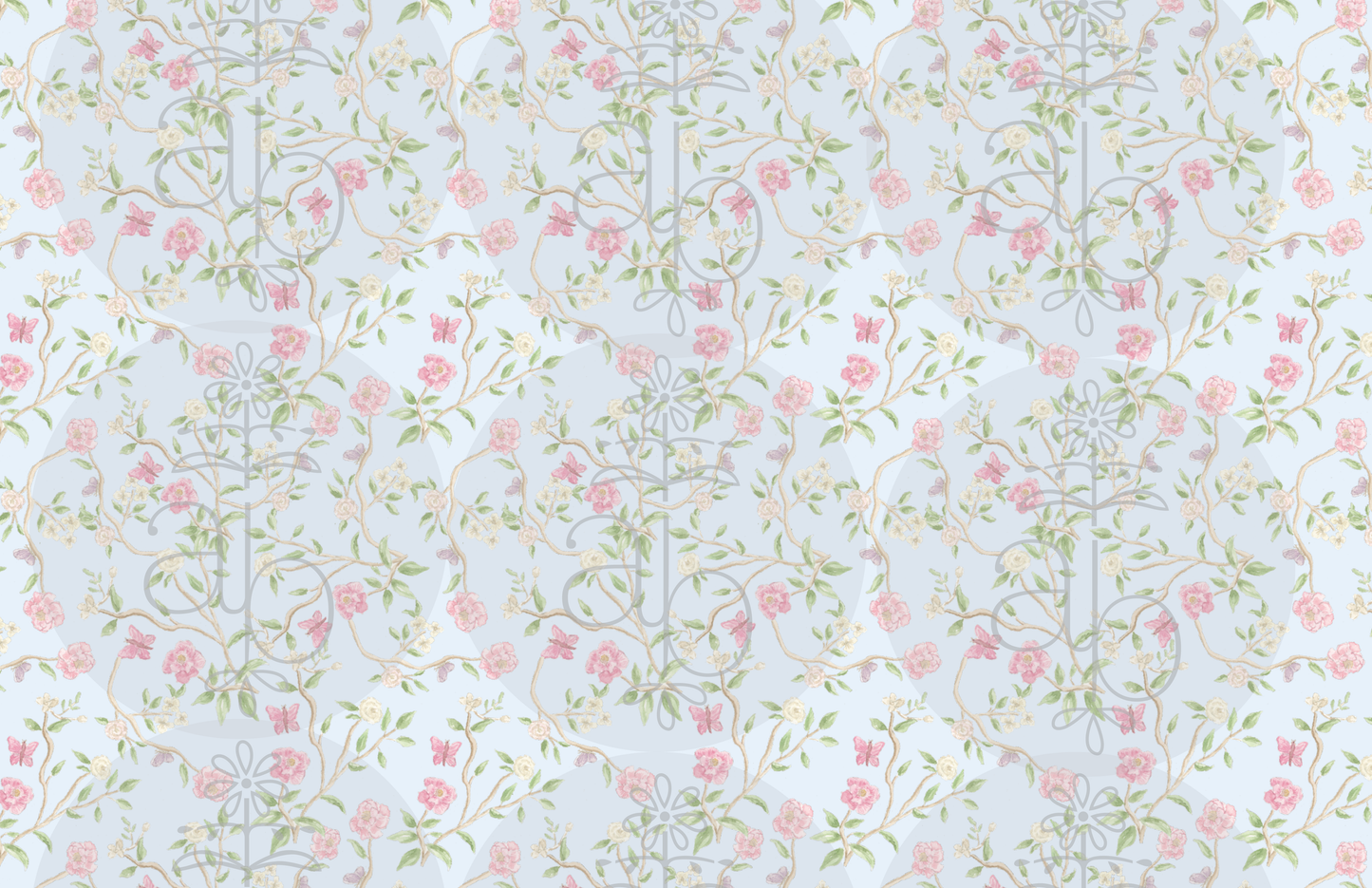 Blue Chinoiserie Paper Placemats